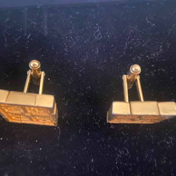 CUFFLINKS  MoMA - Frank Lloyd Wright * 22kt gold plated - RARE! - Picture 2 of 3